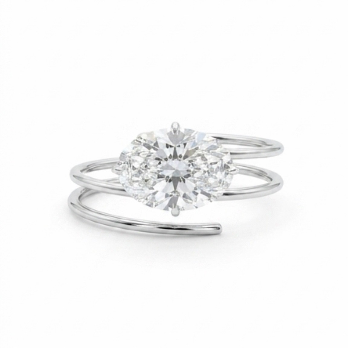 טבעת יהלום "לומינה" 2.0CT זהב 14K