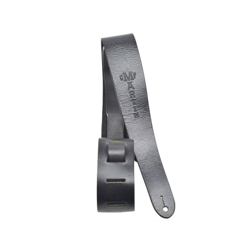 רצועה לגיטרה שחורה MARTIN Leather Strap 18A0064