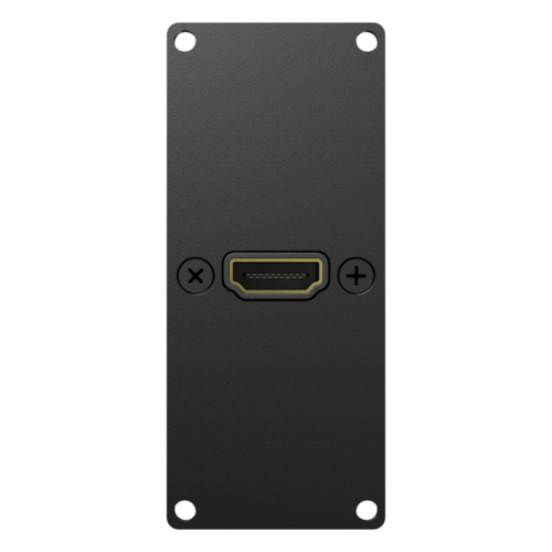 פנל 1 מקום HDMI Caymon CASY153/B - שחור