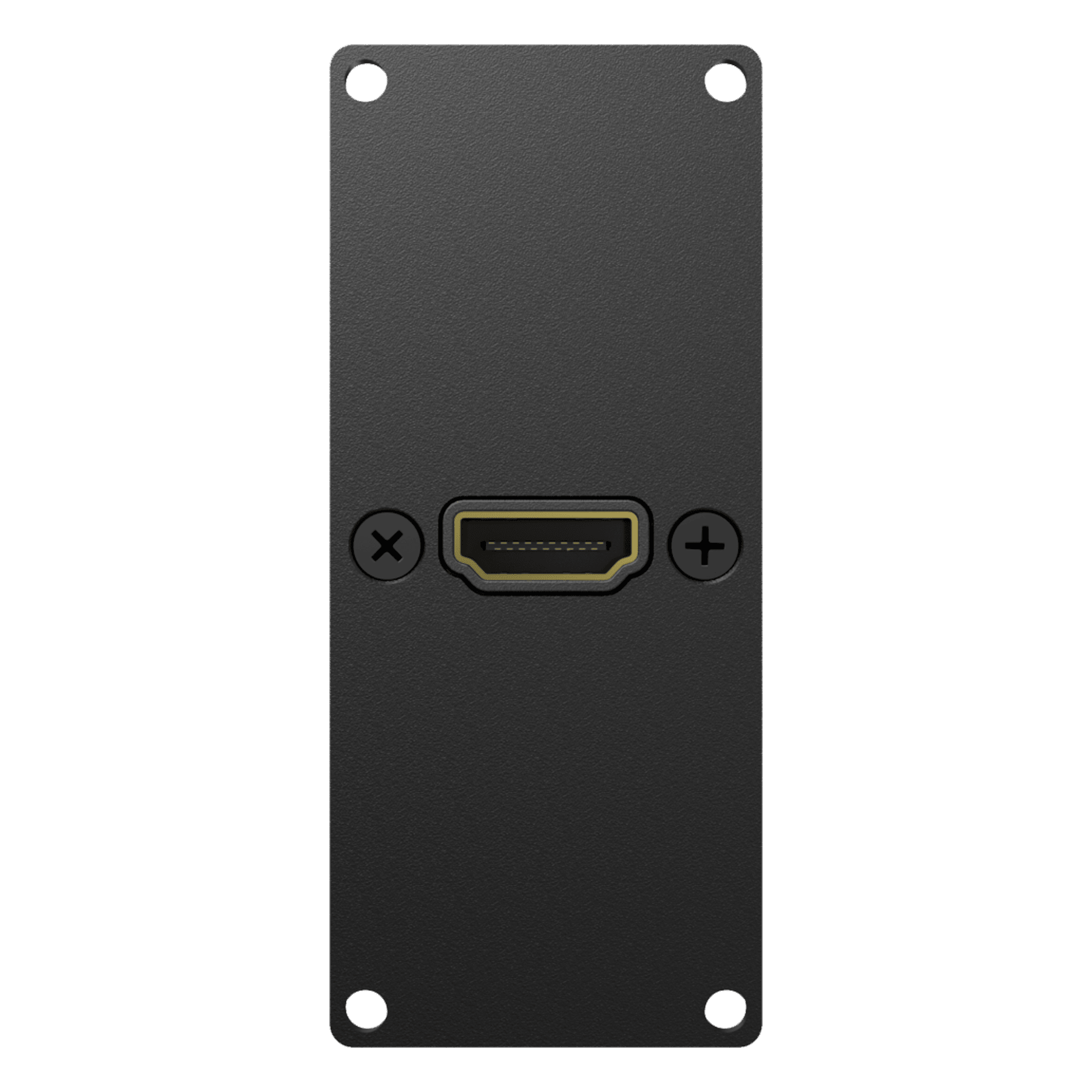 פנל 1 מקום HDMI Caymon CASY153/B - שחור