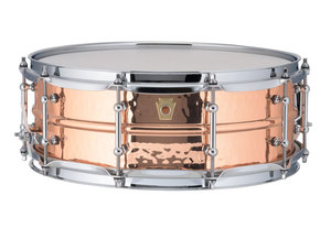 תוף סנר "5 "14 LUDWIG LC660KT Hammered Copper Phonic w/Tube Lugs
