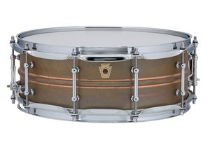 תוף סנר "5 "14 LUDWIG LC661T Raw Copper Phonic w/Tube Lugs
