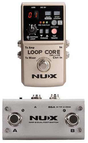 אפקט לגיטרה NUX Loop Core deluxe + foot switch