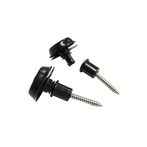 זוג נועלים לרצועה שחור דנלופ Dunlop SLS1403BK FLUSH-SET