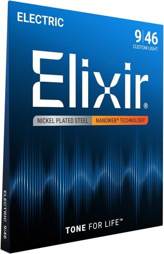 סט מיתרים לחשמלית 46-ELIXIR NANOWEB 12027 09