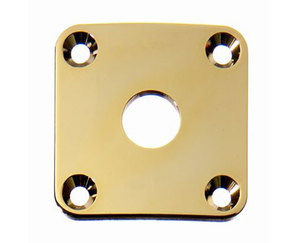 פלטה מרובעת לכניסה ללס פול מוזהב Allparts AP-0633-002 Gold Metal Jackplate