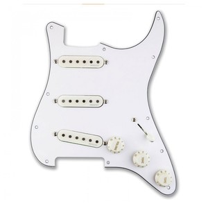 סט פיקאפים כולל פיגארד לחשמלית FISHMAN FLUENCE 3 SINGLE WHITE