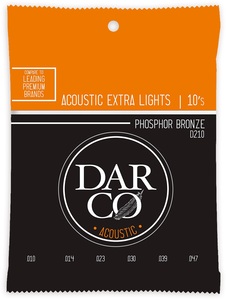 סט מיתרים 0.10 לאקוסטית DARCO D510