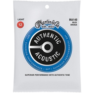 סט מיתרים 0.12 לגיטרה אקוסטית MARTIN AUTHENTIC SP MA140