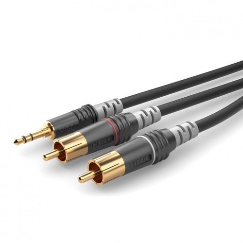 כבל סטריאו 1.5 מטר 2 RCA לסוני קטן SOMMER HBA-3SC2-0150
