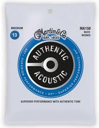סט מיתרים 0.13 לגיטרה אקוסטית MARTIN AUTHENTIC SP MA150