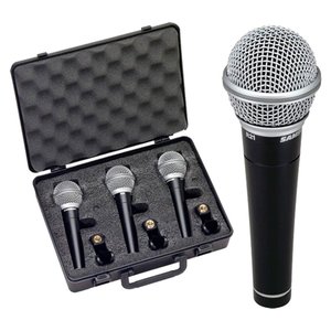 3 מיקרופונים דינמיים SAMSON R21  Cardiod Dynamic Mic 3-pack