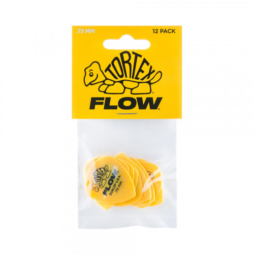 מארז 12 מפרטים DUNLOP TORTEX FLOW STD 0.73