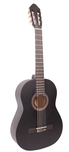 גיטרה קלאסית 3/4 שחורה + נרתיק INFINITY KM-3611BK MATT