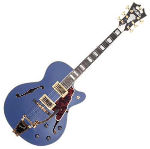 גיטרה נפח D'Angelico DELUXE 175 Matte Royal Blue