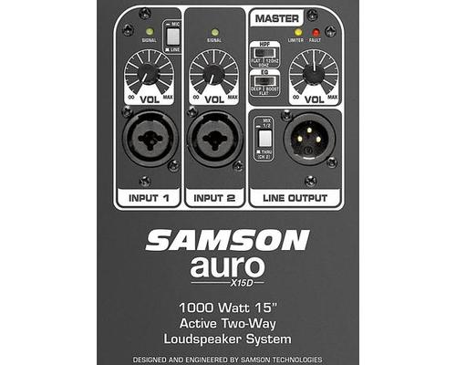 רמקול מוגבר SAMSON Auro X12D Powered Speaker 1,000 watts