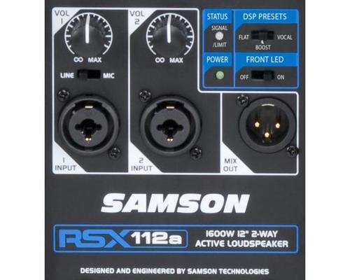 רמקול מוגבר ארגז מעץ  SAMSON RSX112A 1600W Active Loudspeaker
