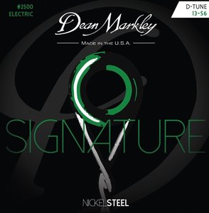 סט מיתרים לגיטרה חשמלית Dean Markley 2500 Signature Series Drop Tune 13-56