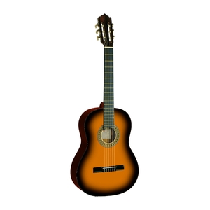 גיטרה קלאסית 1/2 + נרתיק INFINITY KM-3411SB SUNBURST