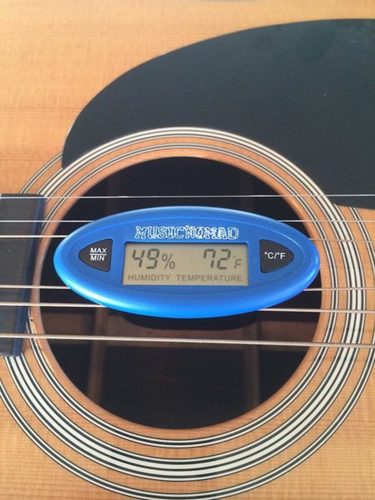מד לחות לגיטרה MusicNomad HumiReader - 3 in 1 Monitor MN305