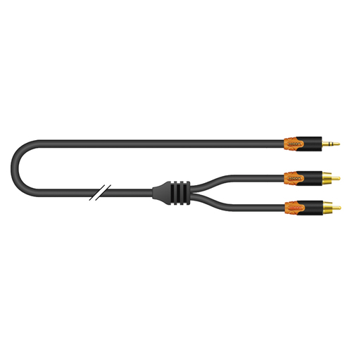 כבל 2RCA לסוני קטן 3 מטר SOMMER HI-C2J3-0300