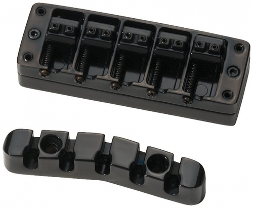 גשר + מחזיק מיתרים לבס 5 מיתרים שחור WARWICK SP W 30125 5B