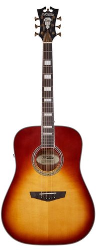 גיטרה אקוסטית מוגברת D'Angelico PREMIER LEXINGTON - ICES TEA BURST