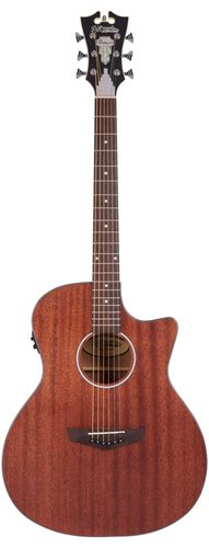 גיטרה אקוסטית מוגברת D'Angelico PREMIER GRAMERCY LS MAHOGANY SATIN CUTAWAY