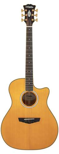 גיטרה אקוסטית מוגברת + נרתיק  D'Angelico EXCEL GRAMERCY - VINTAGE NAT CUTAWAY