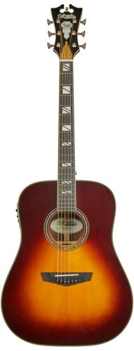 גיטרה אקוסטית מוגברת כולל ארגז D'Angelico EXCEL LEXINGTON - VINTAGE SUNBURST