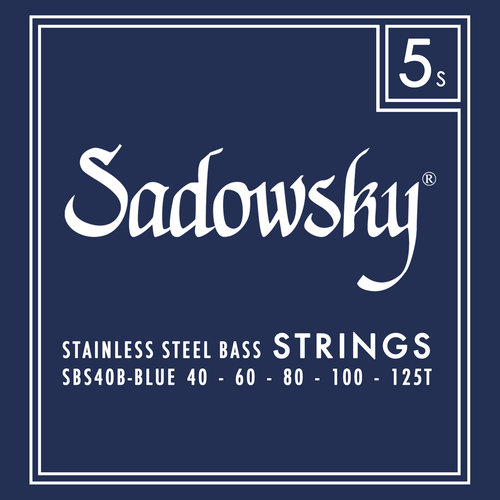 סט 5 מיתרים לבס Sadowsky SS BlueLabel 5 Set 40-125T