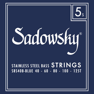 סט 5 מיתרים לבס Sadowsky SS BlueLabel 5 Set 40-125T