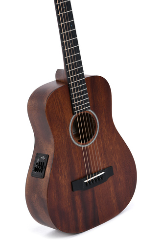 גיטרה אקוסטית מוגברת עם נרתיק SIGMA TM-15E