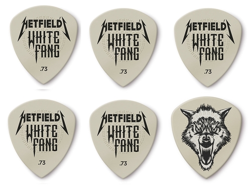 מארז עם 6 מפרטים DUNLOP Hetfield's White Fang Custom Flow .73mm