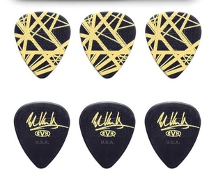 מארז עם 6 מפרטים DUNLOP EVH VHII picks 0.6mm