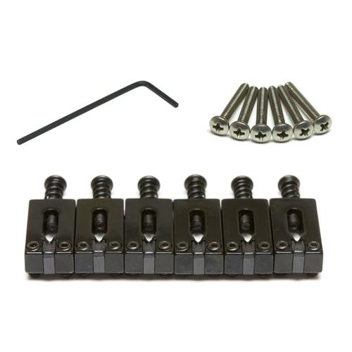 סט 6 אוכפים לחשמלית GRAPH TECH PG-8000-0B STRAT & TELE STYLE SADDLES BLACK