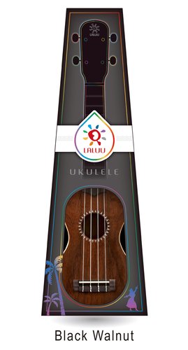 יוקללה סופרן LEHO LALUU LA-BW-S Laminated Walnut
