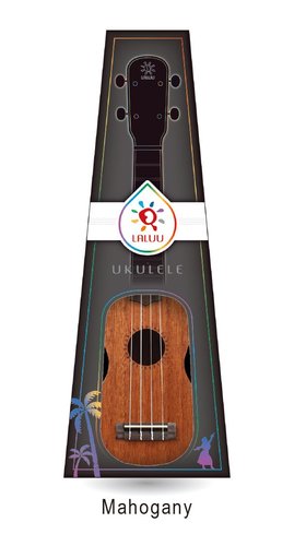 יוקללה קונצרט LEHO LALUU LA-MH-C Laminated Mahogany