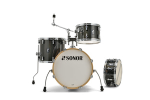 מערכת תופים 4 חלקים (2 אריזות) "18 SONOR AQX Jazz black midnight sparkle