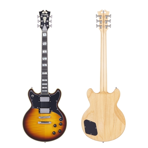 גיטרה חשמלית + נרתיק D'Angelico DELUXE BRIGHTON VINTAGE