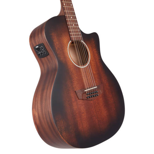 גיטרה אקוסטית 12 מיתרים מוגברת D'Angelico PREMIER FULTON LS AGED MAHOGANY CUTAWAY