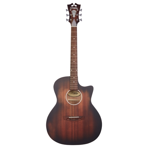 גיטרה אקוסטית מוגברת D'Angelico PREMIER GRAMERCY AGED MAHOGANY CUTAWAY