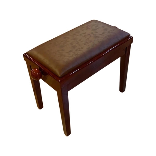 כסא לפסנתר Walnut מבריק 34×64 מתכוונן גובה 48-56 HY-PJ18W