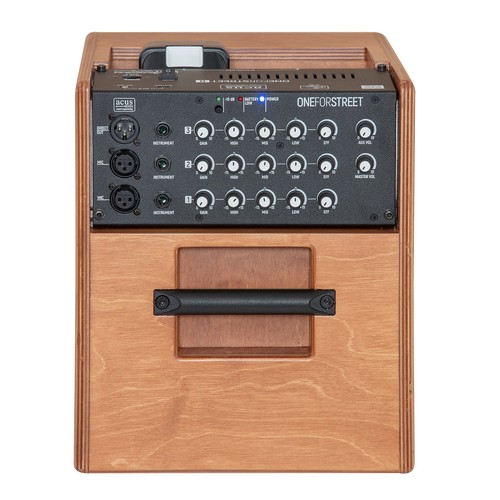 מגבר לאקוסטית נטען Acus ONE FORSTREET 8 WOOD 90W rms