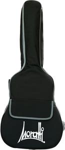 נרתיק לגיטרה אקוסטית שחור עם פס תכלת Moratti GC20 8MM PADDED