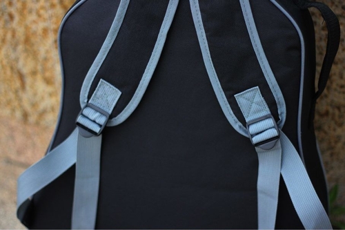 נרתיק לגיטרה אקוסטית שחור עם פס תכלת Moratti GC20 8MM PADDED