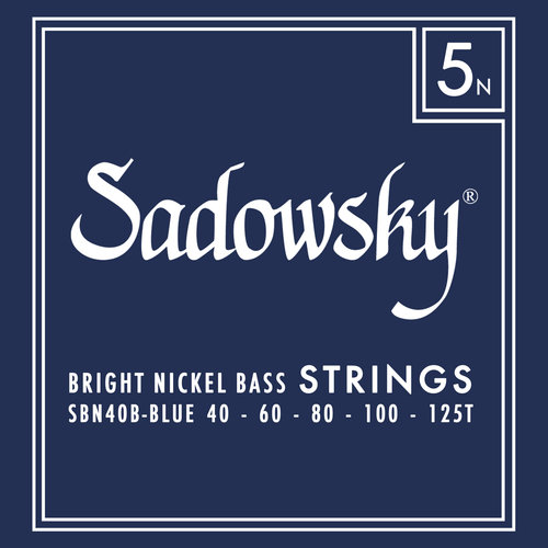 סט 5 מיתרים לבס Sadowsky NW BlueLabel 5 Set 40-125T