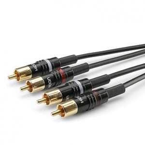 כבל כפול 3 מטר SOMMER HBP-C2-0300 RCA-RCA HICON