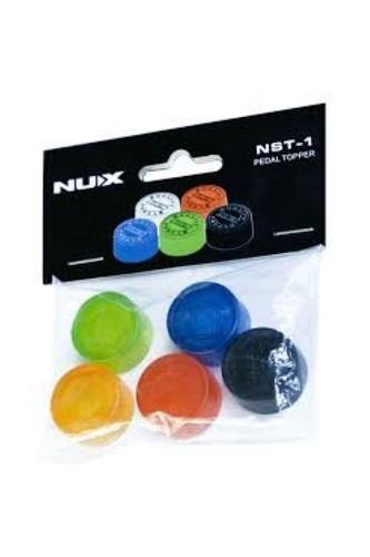 מארז 5 כיסויים לכפתור לאפקטים NUX NST-1 Pedal Topper