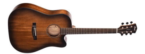 גיטרה אקוסטית מוגברת + נרתיק CORT CORE-DC AMH OPBB Mahogany